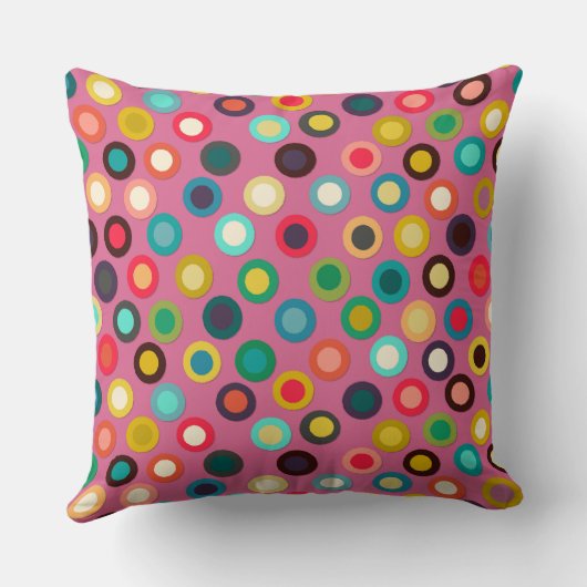 roze pop spot kussen (Achterkant)