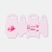 Roze Pop Verjaardagsfeestje, Meisje Malibu Verjaar Bedankdoosjes (Uitgevouwen)