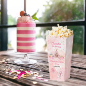 Roze Popcorn en Pyjama Slumber Verjaardagsfeest Bedankdoosjes