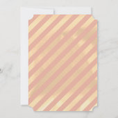 Roze Popcorn Film Night Girl Verjaardag Kaart (Achterkant)