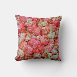 Roze popcorn kussen