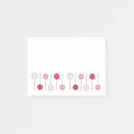 Roze Poppen Foodie Dessert Love Bakery Post-it® Notes