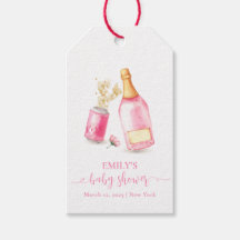 Roze Poppin Champagne Bier Meisje Baby shower