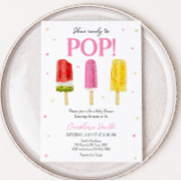 Roze Popsicle Baby Shower