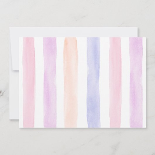 Roze Popsicle Pop Op Over Verjaardag Kaart (Achterkant)