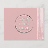 Roze Populaire instructies voor kleine bedrijven Flyer (Achterkant)