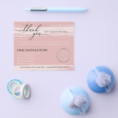 Roze Populaire instructies voor kleine bedrijven Flyer (Enkel)