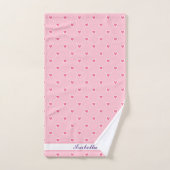 Roze Populaire Valentijnsdag Collectie Bad Handdoek (Handdoek)