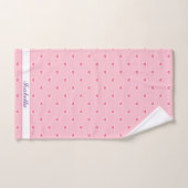 Roze Populaire Valentijnsdag Collectie Bad Handdoek (Handdoek)