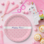 Roze Populaire Valentijnsdag Collectie Papieren Bordje (Feest)