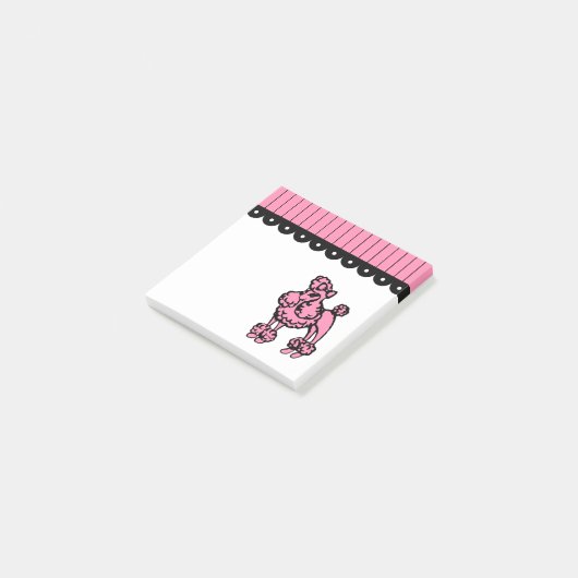Roze, portaalsite post-it® notes (Schuin)