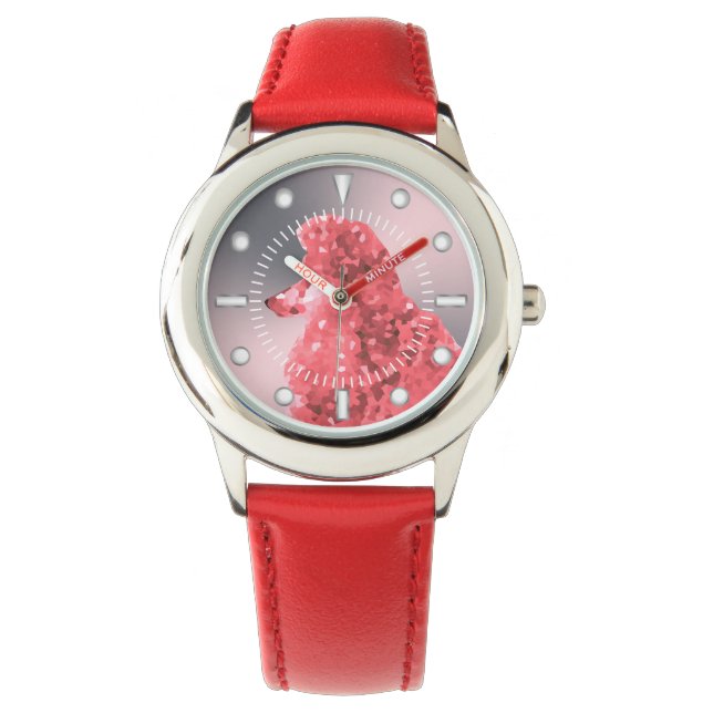 Roze Posh Podle Horloge (Voorkant)