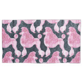 Roze Posh Podle Night Grey Kussensloop (Voorkant-Links)