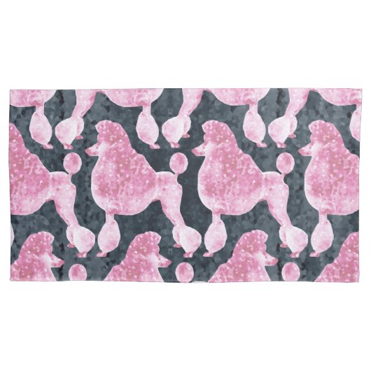 Roze Posh Podle Night Grey Kussensloop (Voorkant-Links)