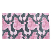 Roze Posh Podle Night Grey Kussensloop (Achterkant-Links)