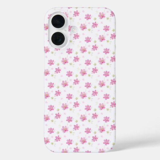 Roze posies Case-Mate iPhone case (Achterkant)