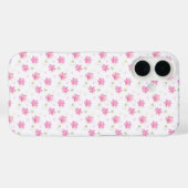 Roze posies Case-Mate iPhone case (Achterkant (horizontaal))