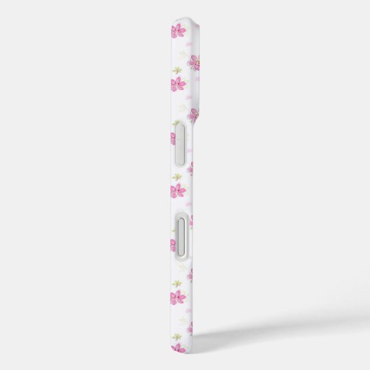 Roze posies Case-Mate iPhone case (Achterkant / Rechts)