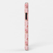 Roze Posies  stijl Sweet Art Phone Case (Achterkant/rechts)