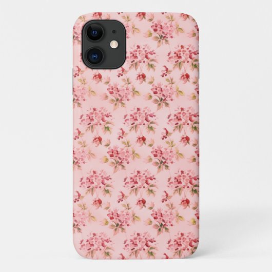 Roze Posies  stijl Sweet Art Phone Case (Achterkant)
