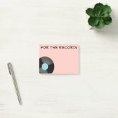 Roze Post It Notes Voor De Platenverzameling (Kantoor)