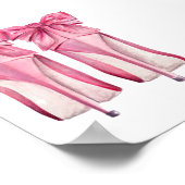 roze Poster met hoge hakken (Hoek)