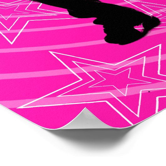 Roze Poster Oasis (Hoek)