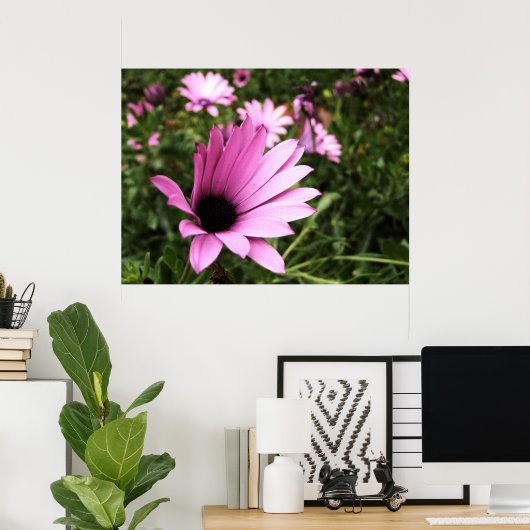 Roze Poster Petals (Thuiskantoor)