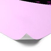 Roze Poster van Butterfly (Hoek)