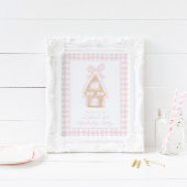 Roze Poster van Gingerbrood House Aanpassen