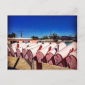 Roze postvakken Briefkaart (Voorkant)