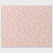 Roze posy Patroon Cadeaupapier (Vlak)