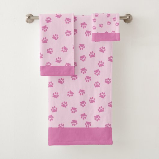 Roze poten bad handdoek (Insitu)