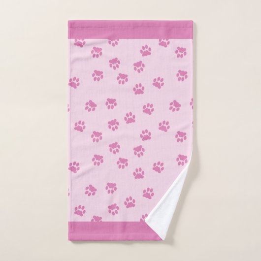 Roze poten bad handdoek (Handdoek)