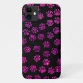 Roze poten, glitterpoten, roze glitter, langpokken Case-Mate iPhone case (Achterkant)