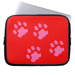 Roze poten hoes voor neopreen laptop 10 inch