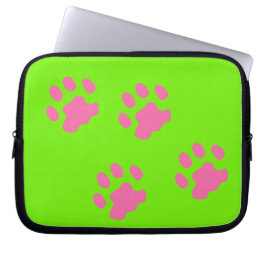 Roze poten hoes voor neopreen laptop 10 inch
