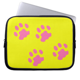 Roze poten hoes voor neopreen laptop 10 inch