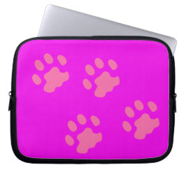 Roze poten hoes voor neopreen laptop 10 inch