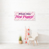 Roze poten - Welkomststartpagina met puppy banner (Insitu)