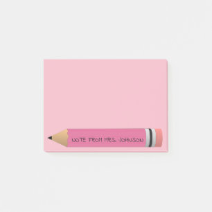 Roze potlood post-it® notes