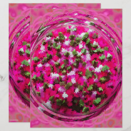 Roze Potpourri Scrapbookpapier 2-zijdige pagina