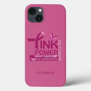 Roze Power-Breast Cancer Awareness Design Case-Mate iPhone Case