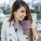 Roze Power-Breast Cancer Awareness Design Reisbeker