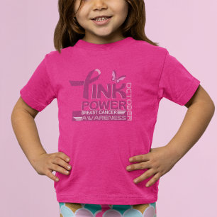 Roze Power-Breast Cancer Awareness Design T-shirt