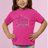 Roze Power-Breast Cancer Awareness Design T-shirt