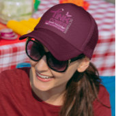 Roze Power-Breast Cancer Awareness Design Trucker Pet