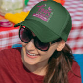 Roze Power-Breast Cancer Awareness Design Trucker Pet