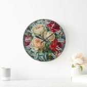 Roze pracht. Bloemenboeket van rozen. Grote Klok (Huis)