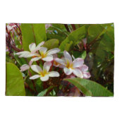 Roze pracht, roze Frangipani-bloesems aan een boom Kussensloop (Achterkant)